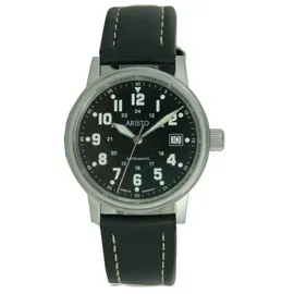 ARISTO Flieger Automatikuhr Leder 40 mm 3H11