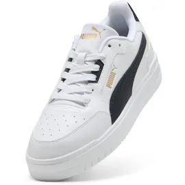 Puma Shuffle Downtown Herren Weite M Weiß/Marineblau/Gold 40