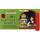Knox Pyramidenkerzen für kleine Pyramiden 14/70mm rot oder weiß (rot)
