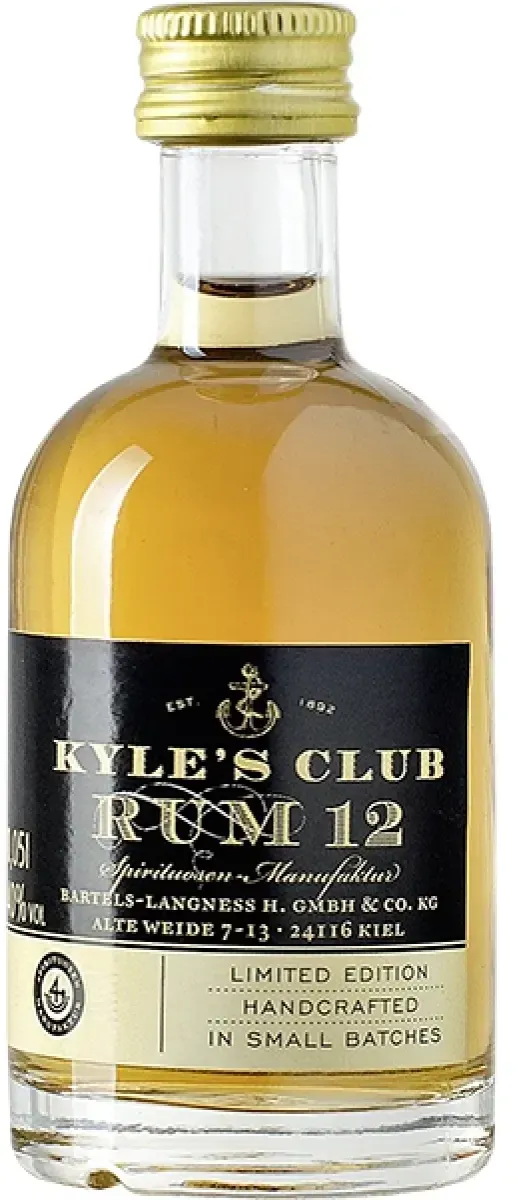 Kyle`s Club Rum 12 Years 40% vol. 50 ml