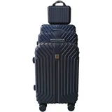 NTK-Collection Hartschalenkoffer 4er-Set Mabell Blau