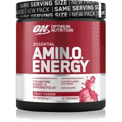 Optimum Nutrition Amino Energy Aminosäurekomplex mit Koffein Geschmack Fruit Fusion 270 g