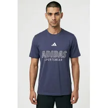 adidas HOUSE OF TIRO LINEAR GRAPHIC blau L