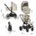 BabyGO Harmony 3in1 Kombikinderwagen beige