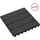 vidaXL Terrassenfliese 30 x 30 cm schwarz