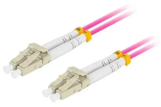 Lanberg FO-LULU-MD41-0030-VT InfiniBand/Glasfaserkabel 3 m 2x LC LC/UPC Violett