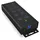 Icy Box IB-HUB1703-QC3 - USB 3.0 Hub - USB 3.2 Gen 1 mit 1x QC 3.0, 2x BC 1.2 Ladeanschlüsse, Aluminium-Gehäuse, mit 12 V/5 A Netzteil