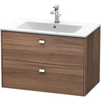 Duravit Brioso Waschtischunterbau BR410201079 820x553 mm, Nussbaum Natur/Chrom, 2
