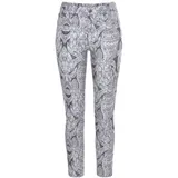 LASCANA 7/8-Jeggings Damen offwhite-anthrazit bedruckt, Gr.36