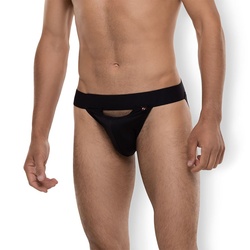 Jock Strap mit Cut-Out, schwarz, L/XL