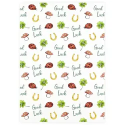 Home Fashion®, Grußkarte "Good Luck", Grußkarte mit Umschlag zum Beschreiben, 1 Stück pro Pack
