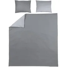 meyco home Bettbezug Grey/Light Grey, 240x200/220cm