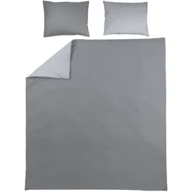 meyco home Bettbezug Grey/Light Grey, 240x200/220cm