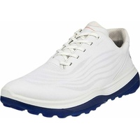 ECCO LT1 WP Golfschuh, weiß/dunkelblau