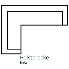 sit&more Ecksofa »Basel L-Form« wahlweise mit Relaxfunktion grau