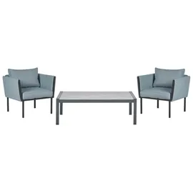 Beliani Lounge Set 5-tlg. Schwarz