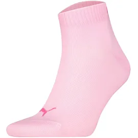 Puma Socken Quarter Plain 3P 3 Paar Rosa 39-42