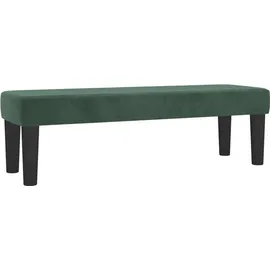 vidaXL Boxspringbett 180 x 200 cm Dunkelgrün