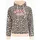 Zwillingsherz Hoodie Leo Muster Beige S/M