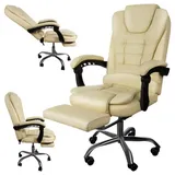 MT MALATEC MALATEC Chefsessel Kunstleder Beige
