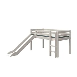 FLEXA Classic-Hochbett  halbhoch  Flexa ¦ grau ¦ Maße (cm): B: 249 H: 120