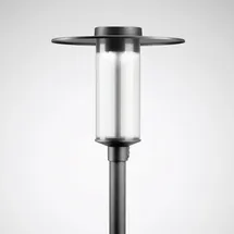 Trilux LED Mastaufsatzleuchte Aluminium grau IP65