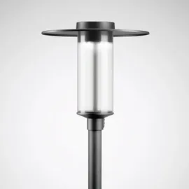 Trilux LED Mastaufsatzleuchte Aluminium grau IP65