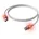 RJ45 Cat 6A Class EA mit saCon Stecker LSOH weiß 1 5 m
