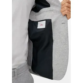 s.Oliver Slim: Joggsuit-Sakko aus Stretch-Jersey - grau - 98