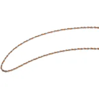 Adelia's Kordelkette Unisex Edelstahl Gold 55 cm