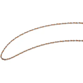 Adelia's Kordelkette Unisex Edelstahl Gold 55 cm