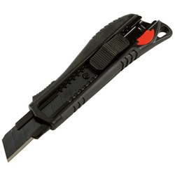 HM Müllner Cutter mit schwarzer Klinge - Cuttermesser - 93A - 18 mm breit