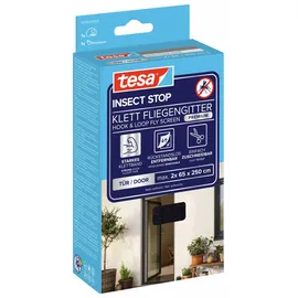 Tesa Fliegenschutzgitter Insect Stop Comfort 120 x 250 cm Anthrazit