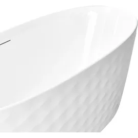Beliani Chubut freistehende Badewanne 75 x 150 cm (230 l)