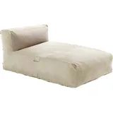 Oviala Chaiselongue für modulare Gartenmöbel Sand