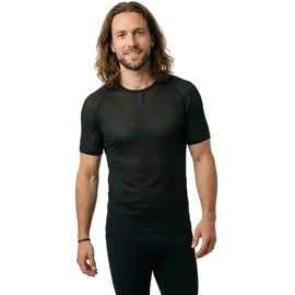 Rapha Merino Lightweight Kurzarm-baselayer Schwarz L