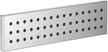 Dornbracht Seitenbrause WaterBar 3651797900 chrom, Abdeckplatte 24 x 6 cm, mit Antikalk System