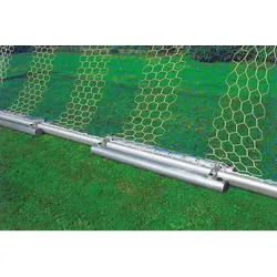 Fußballtor-Kippsicherung Rechteckprofil 80x40 mm Fußball Unisex WEISS No Size