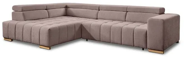 Exxpo by Gala Ecksofa mit Funktion Elias Stoff Mink