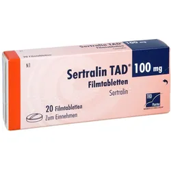 Sertralin TAD 100 mg Filmtabletten 20 St