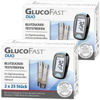 Glucofast Duo Blutzucker-Teststreifen 100 St
