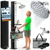 Kesser Solardusche 35 l schwarz/silber 19638