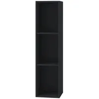 VCM Platto CD-Regal 34 x 30 x 107 cm Schwarz