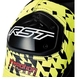 RST Pro Series D3O Airbag Lederkombi - Neon Yellow - XS