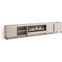 SKRAUT HOME Lowboard 315x61 cm Beige Holzwerkstoff