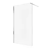 Badplaats Florida Walk-In-Dusche 100 x 200 cm Silber Sicherheitsglas