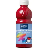 Lefranc Bourgeois Gouache Liquide Redimix Temperafarbe rot 500,0 ml