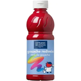 Lefranc Bourgeois Gouache Liquide Redimix Temperafarbe rot 500,0 ml