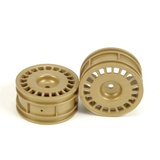 TAMIYA 300440075 Felgen (2) Rally-Dish gold 26mm