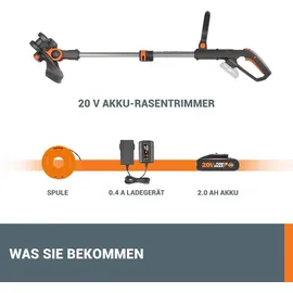 Worx WG163E.1 inkl. 1 x 2,0 Ah